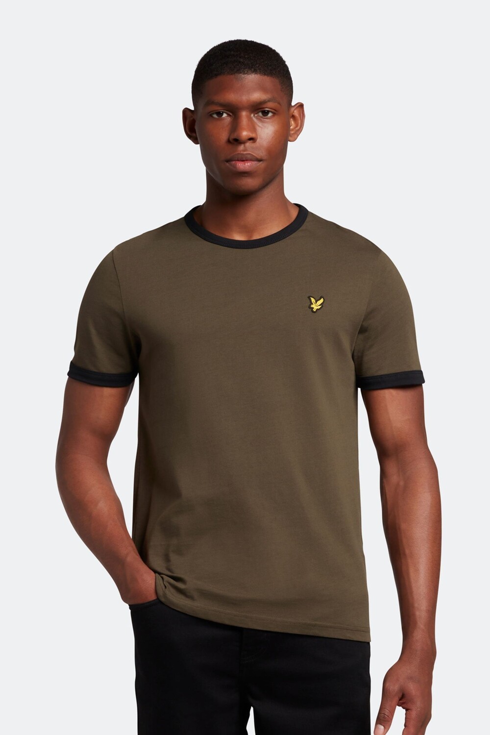 

Зеленая футболка Звонок Lyle & Scott, зеленый