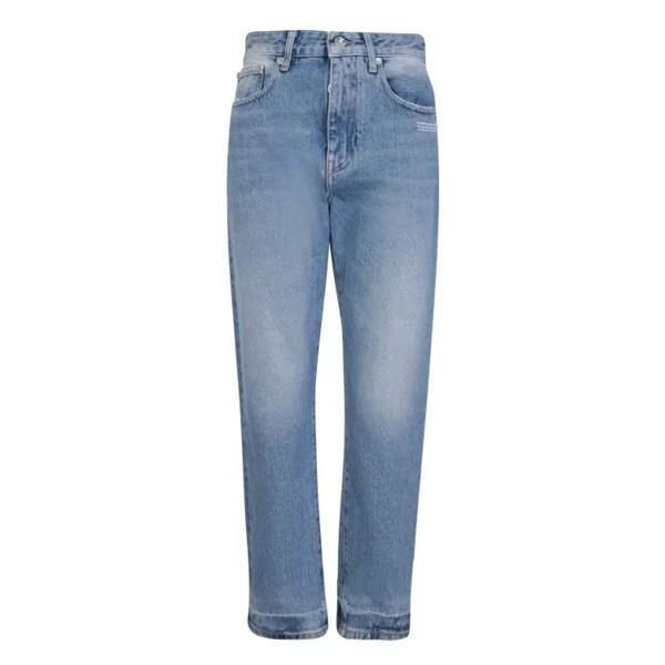 

Джинсы straight-leg jeans Off-White, синий
