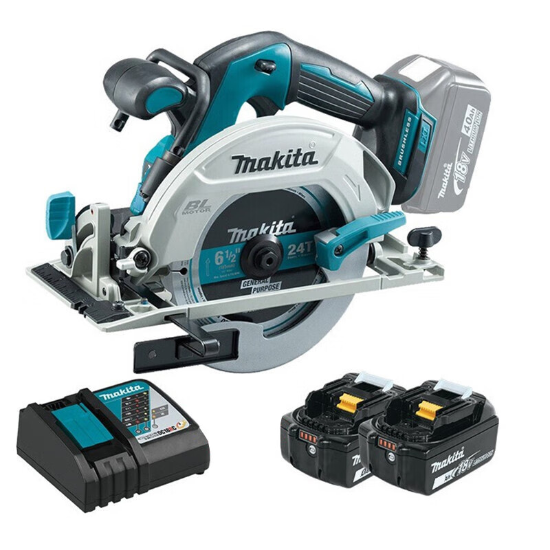 Циркулярная пила электрическая Makita DHS680RMJ, 165 мм + два аккумулятора 4.0Ah, зарядное устройство