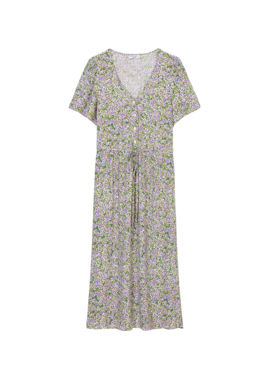 

Платье Marc O'Polo mit elastischer Taille flared, цвет multi/grand violet