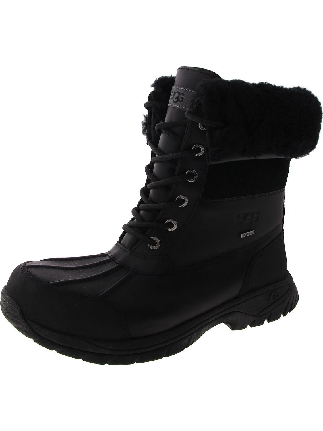 

Мужские кожаные зимние ботинки Butte из овчины Ugg Australia, черный