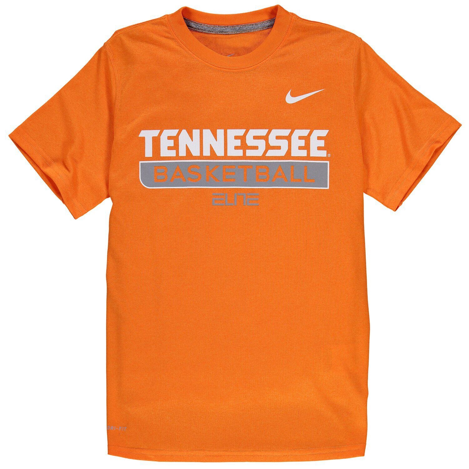 

Молодежная футболка Nike Tennessee Orange Tennessee Volunteers Basketball Legend Practice Performance. Nike