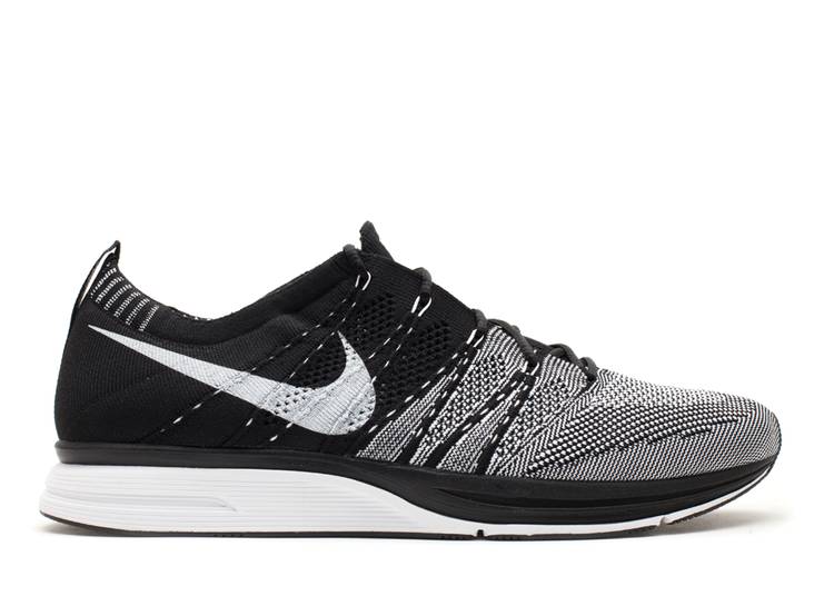 

Кроссовки Nike FLYKNIT TRAINER+ 'BLACK WHITE', черный