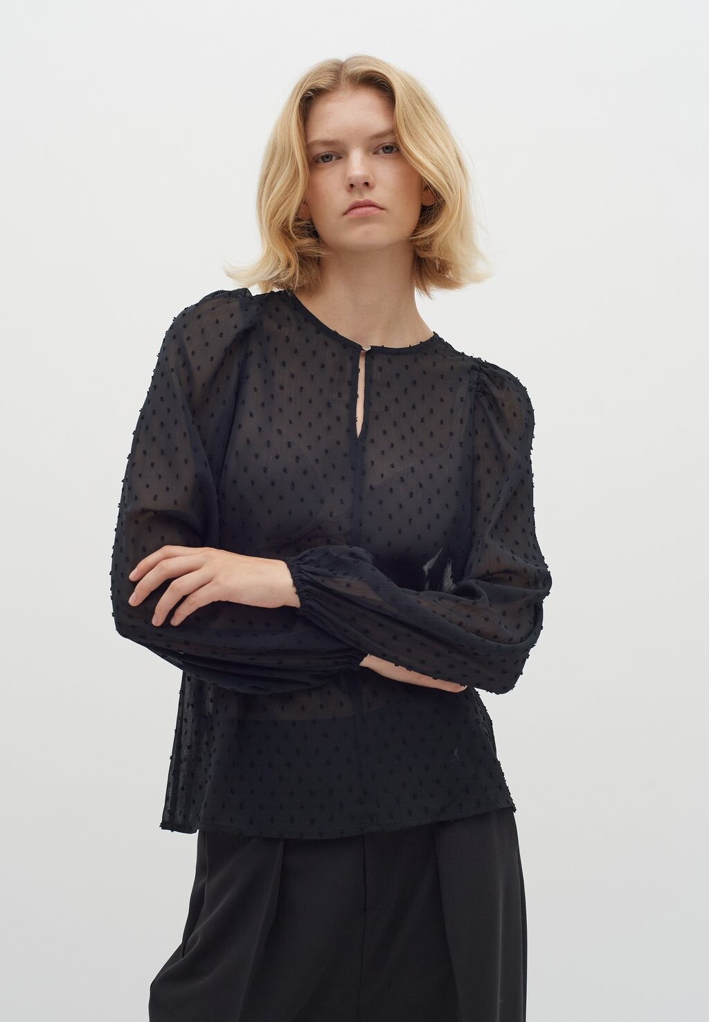 

Блузка InWear IBIIW LONG SLEEVE, черный