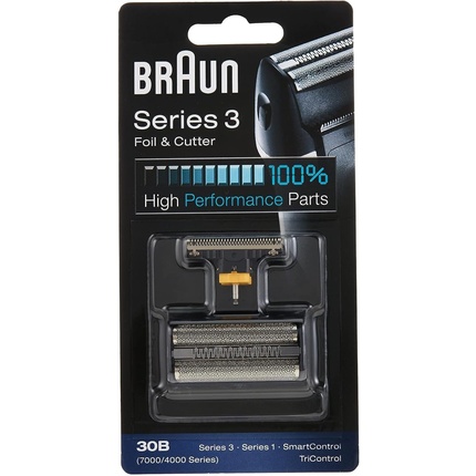 Сменная сетка и резак для электробритвы Series 3 30B, черный, Braun сетка и режующий блок braun series 3 30b combo pack