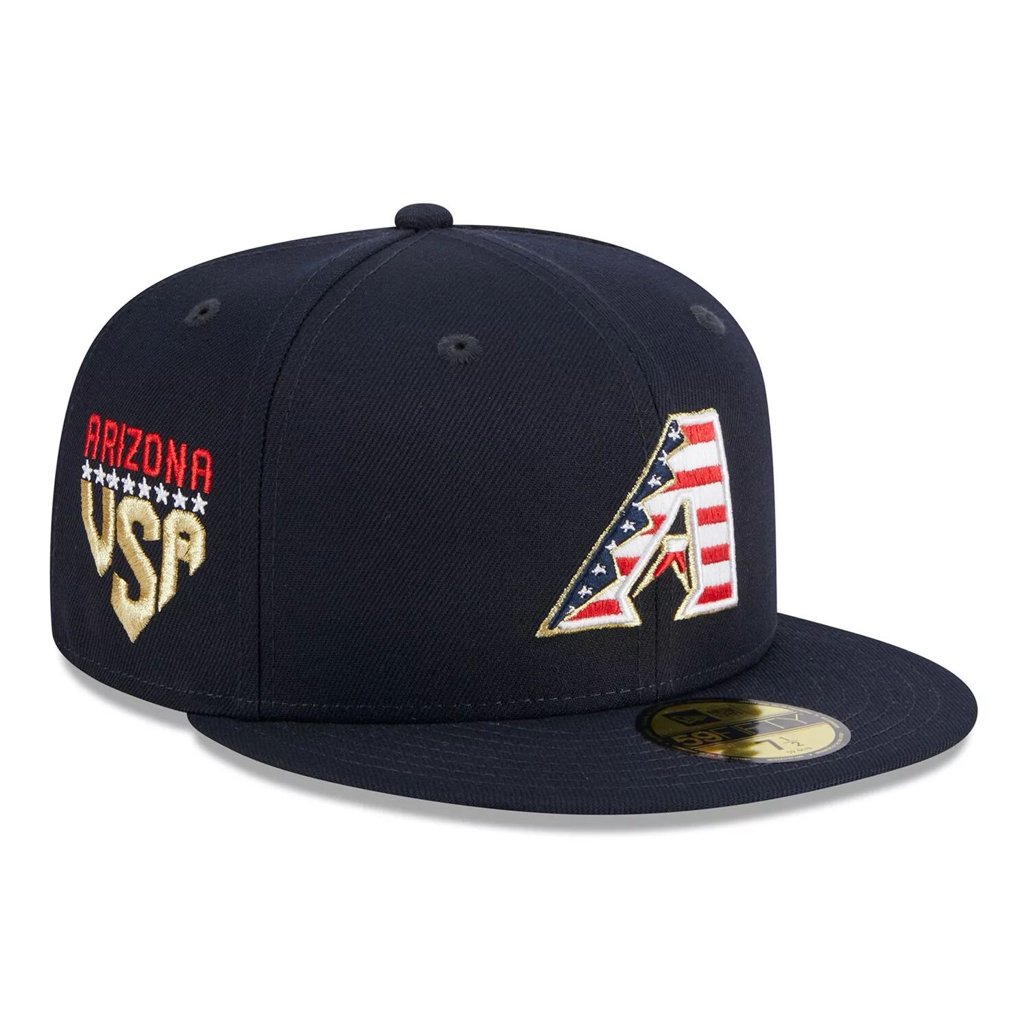 

Мужская шляпа New Era Navy Arizona Diamondbacks 2023 Fourth of июля 59FIFTY