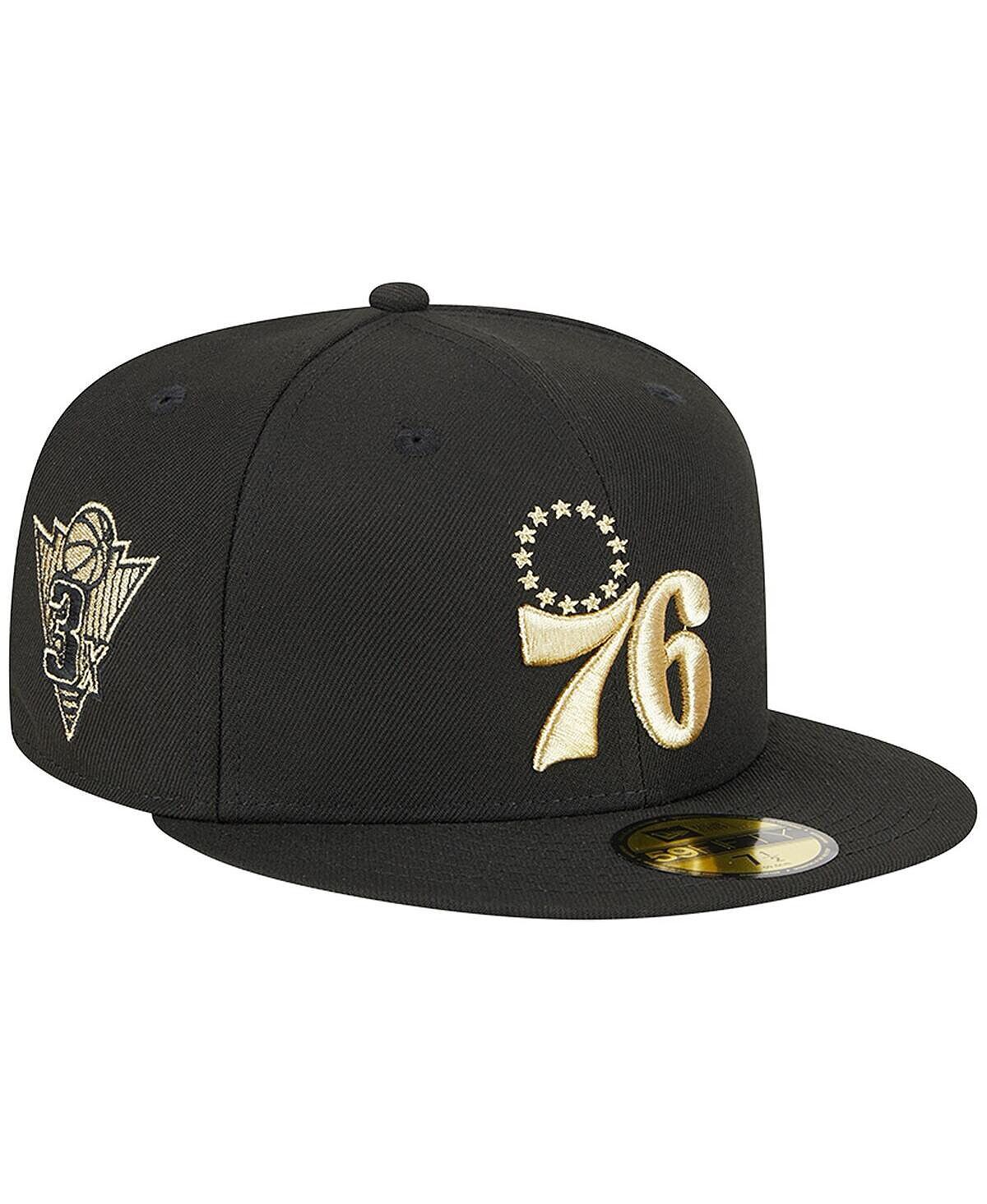 

Мужская черная приталенная шляпа Philadelphia 76ers 59FIFTY Day 59FIFTY New Era