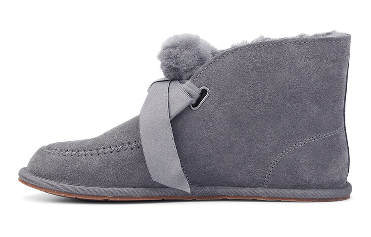 

Зимние ботинки женские фиолетовые/серые Ugg