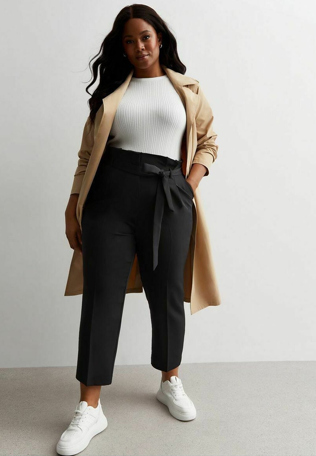

Брюки CURVES HIGH WAIST New Look Curves, цвет black