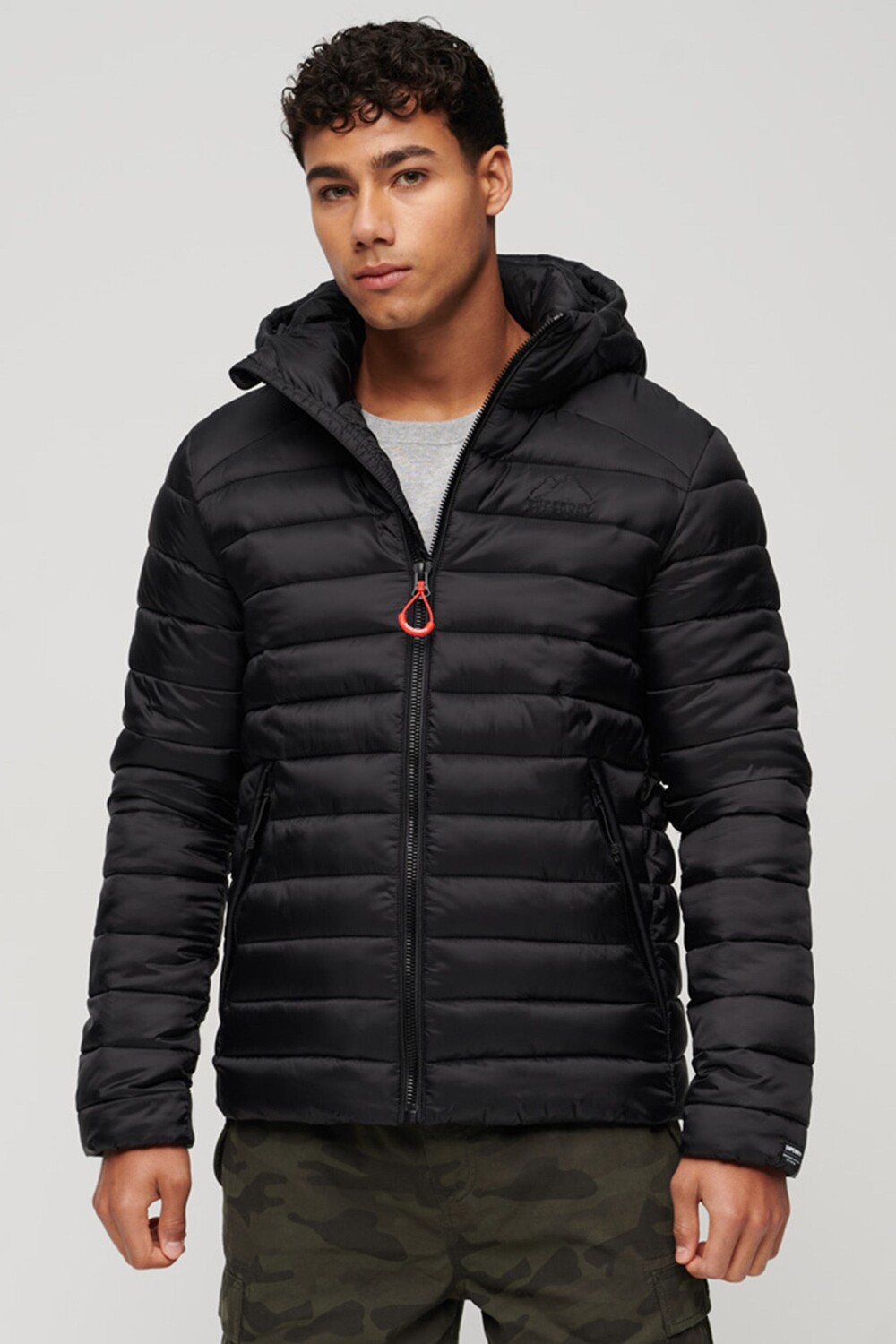 

Утепленная куртка с капюшоном Fuji Sports Superdry, черный