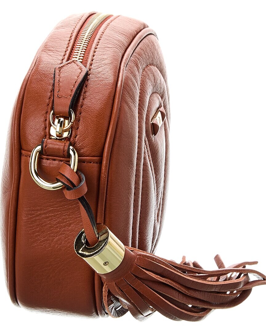 

Кожаное плечо через плечо Valentino by Mario Valentino Nina Signature, коричневый