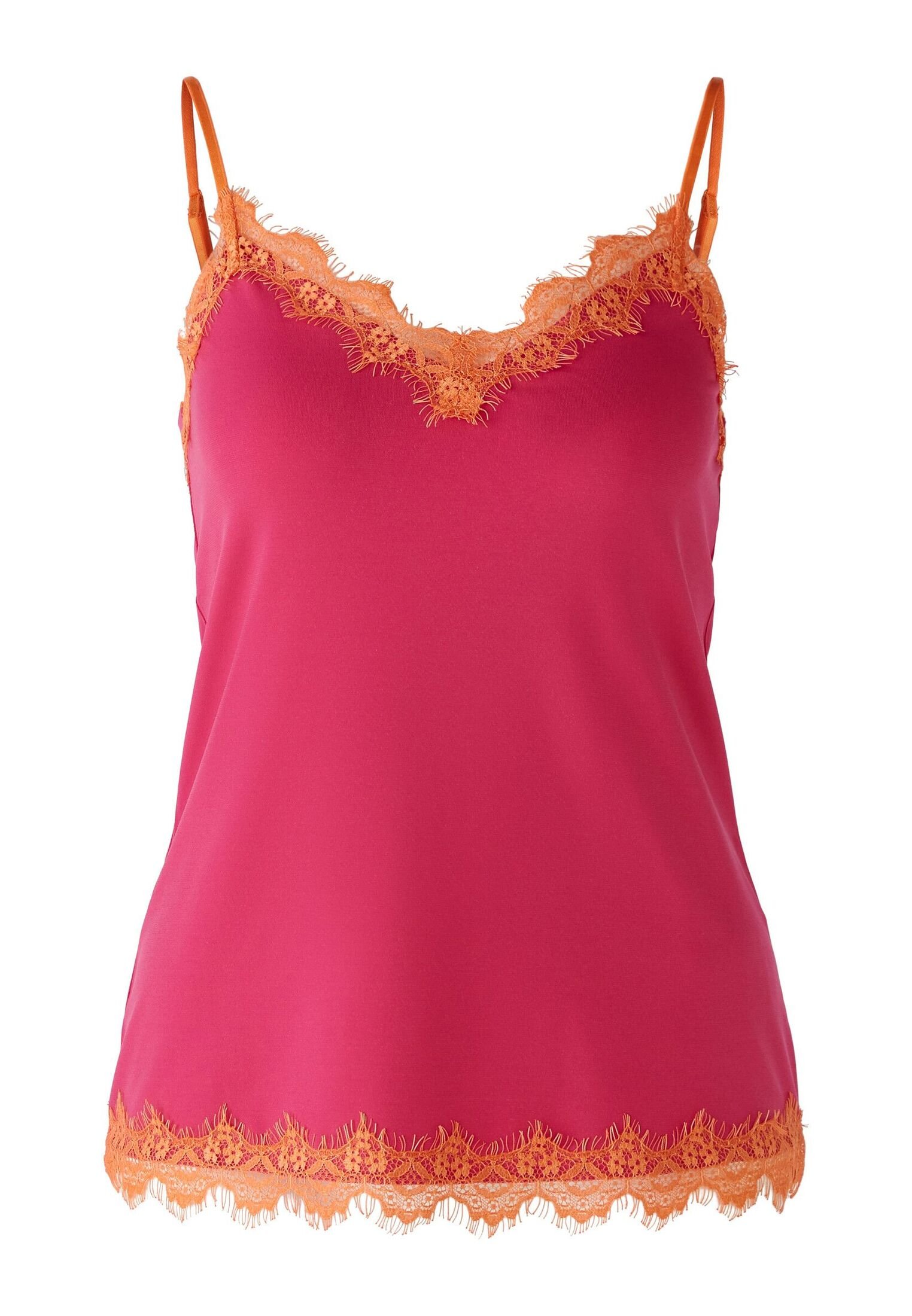 

Топ Oui elastischer Jersey, цвет rose orange