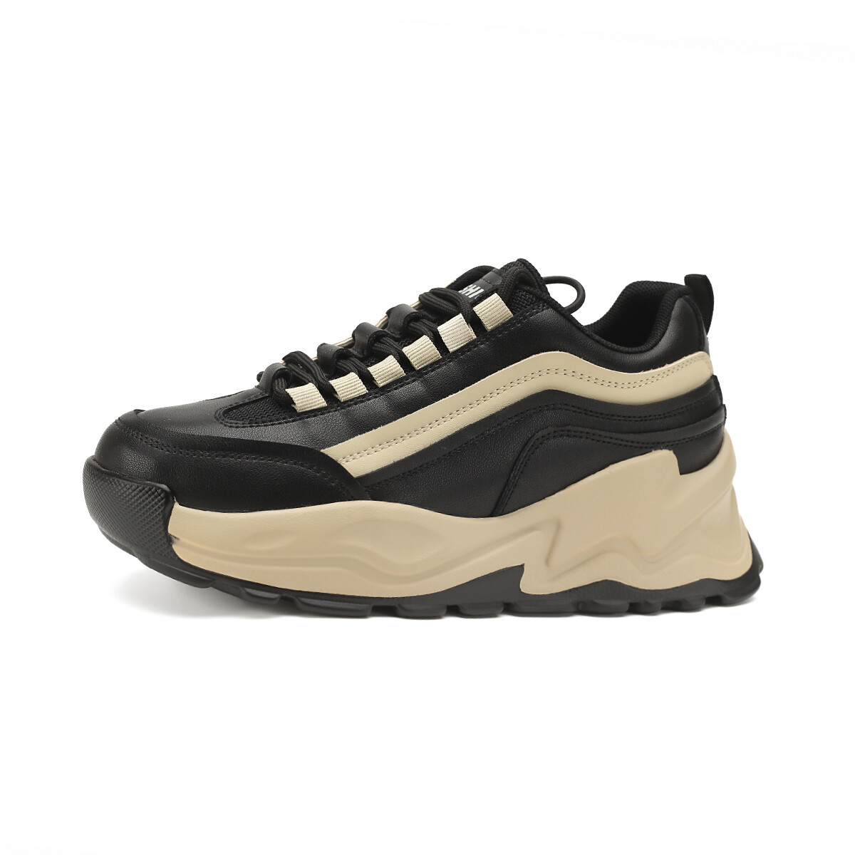 

Кроссовки D:FUSE SCANDINAVIA Chunky Sneakers Women's Low-top Black Beige, черный