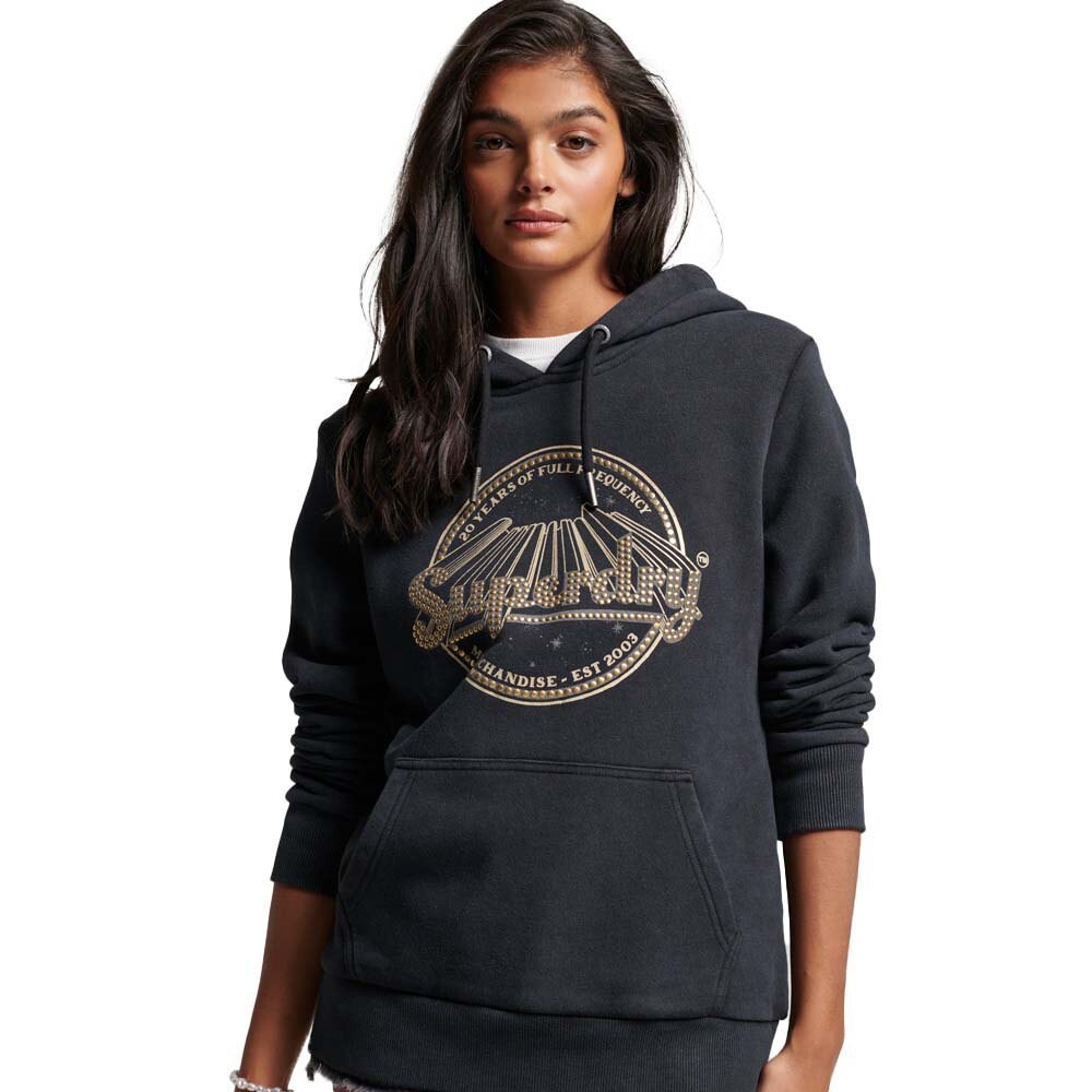 

Худи Superdry Vintage Merch Store, черный