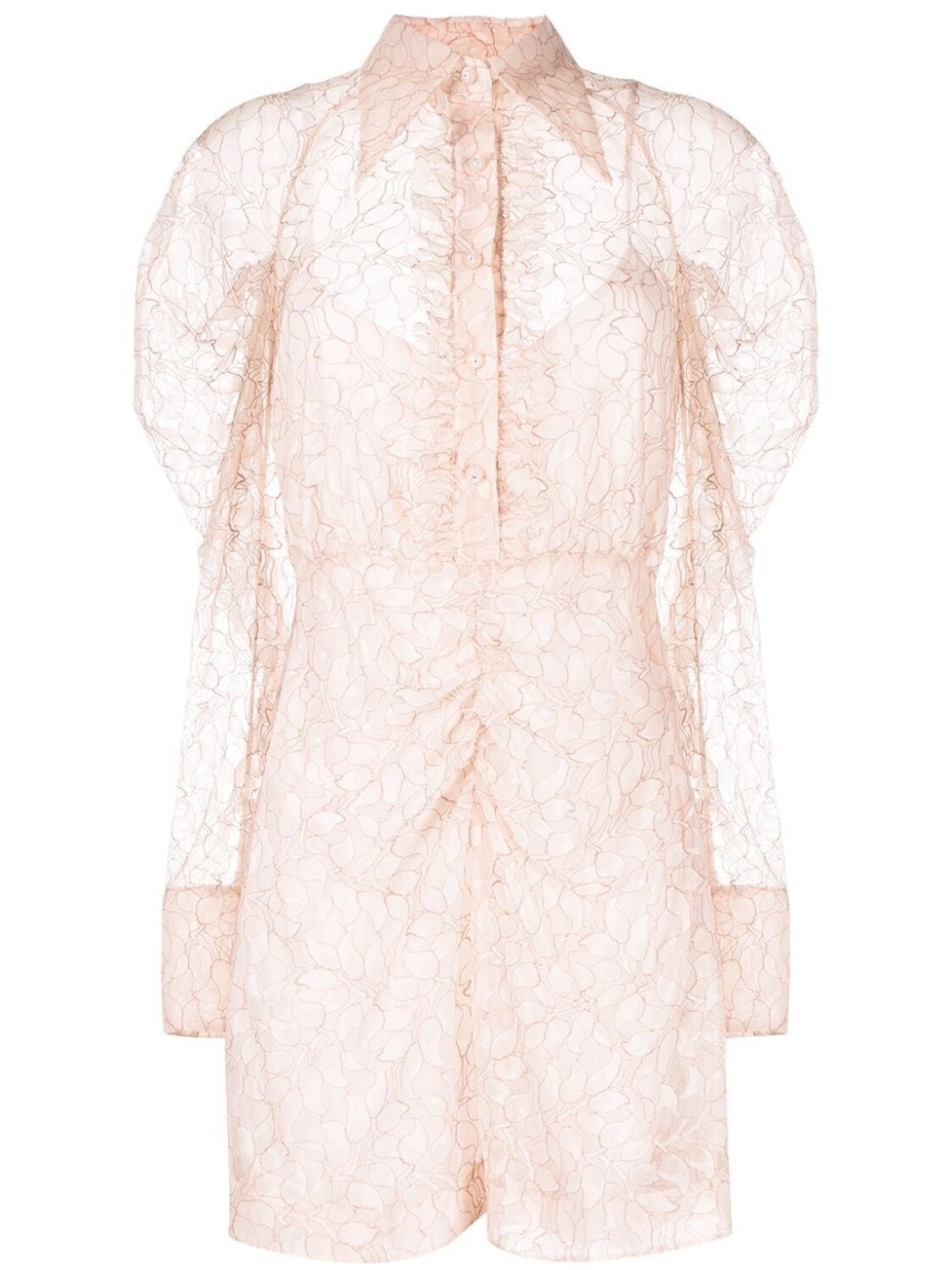 

Кружевное платье-рубашка Moon Landing Alice McCall, коричневый