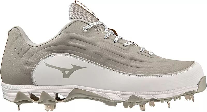 

Мужские металлические бейсбольные бутсы Mizuno с 9 шипами Ambition 3, серый/белый