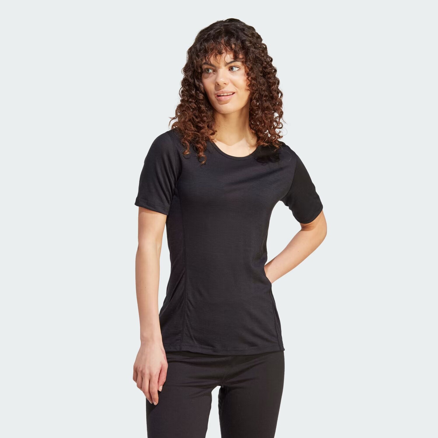

Xperior merino 150 Футболка с коротким рукавом Adidas, цвет Black