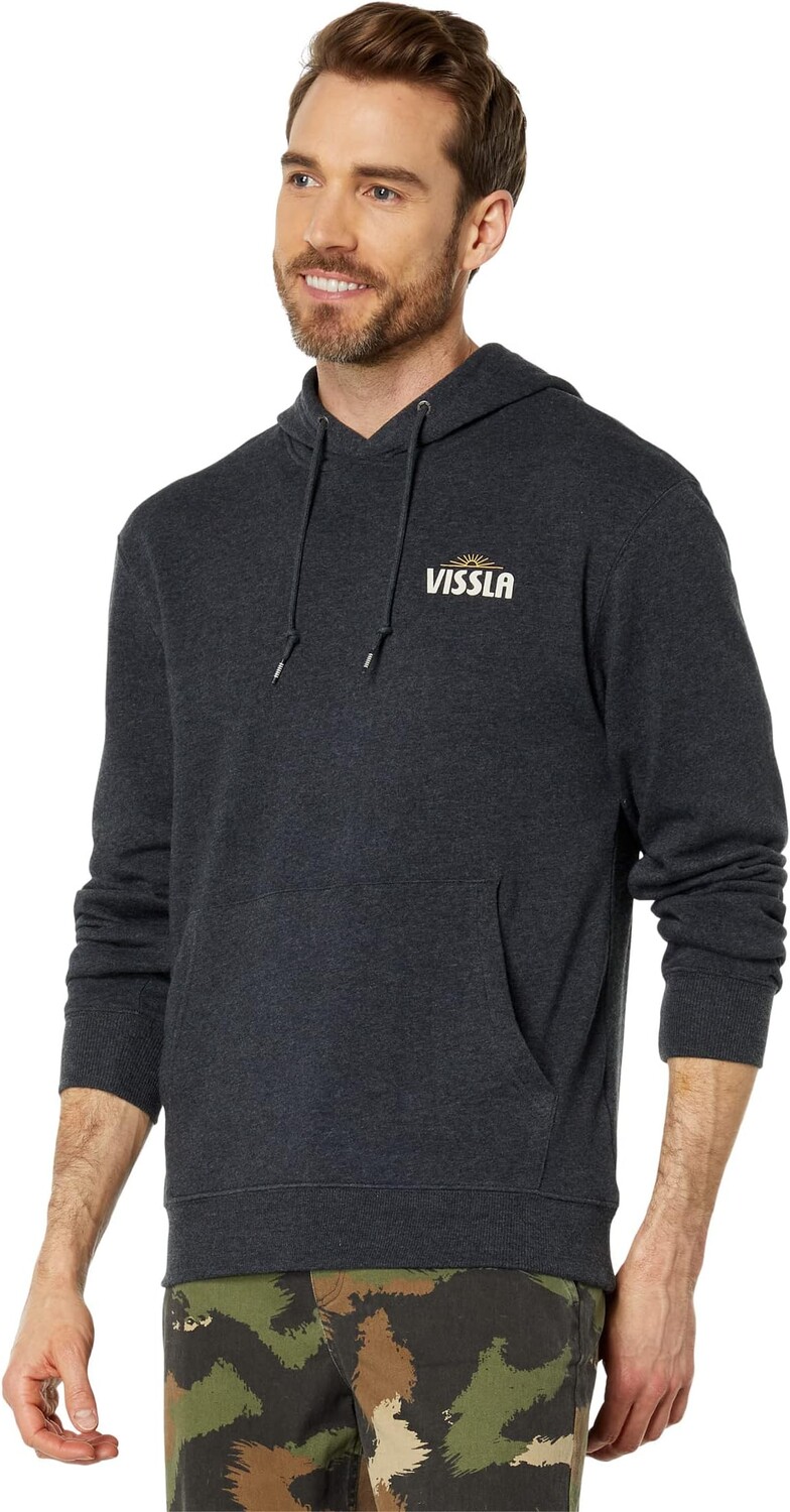 

Толстовка с капюшоном из прибрежного эко-пуловера VISSLA, цвет Black Heather