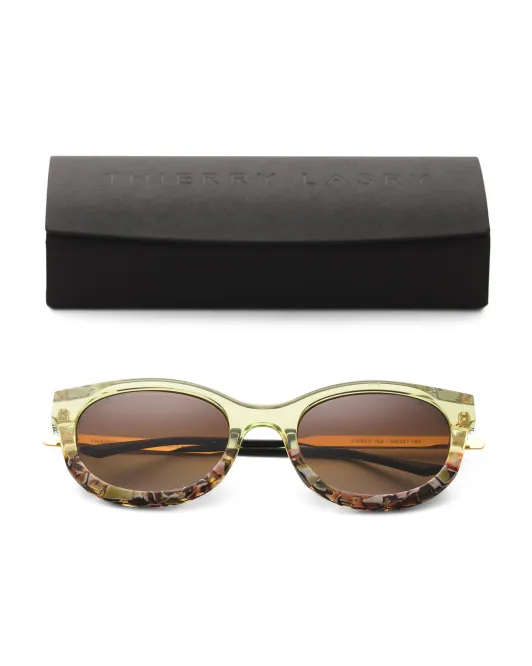 

Солнцезащитные очки 56 мм Thierry Lasry, золотой