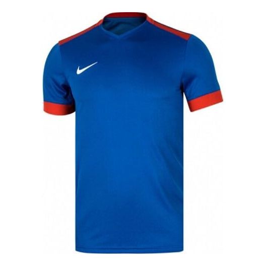 Футболка Nike Soccer/Football Training Quick Dry Breathable Athleisure Casual Sports Short Sleeve Blue, синий