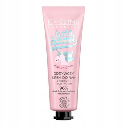 Eveline Cosmetics Holo Hand Pink Unicorn Питательный крем для рук New
