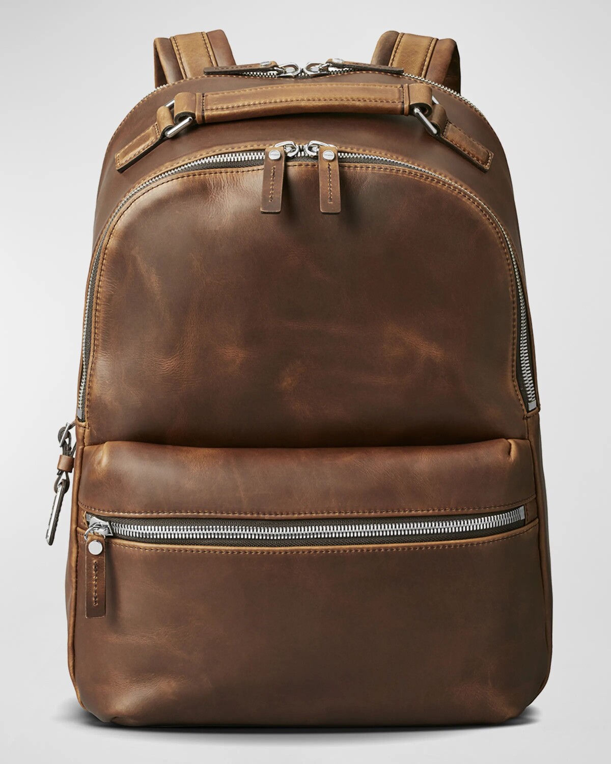 

Мужской кожаный рюкзак Runwell Shinola, цвет Medium Brown