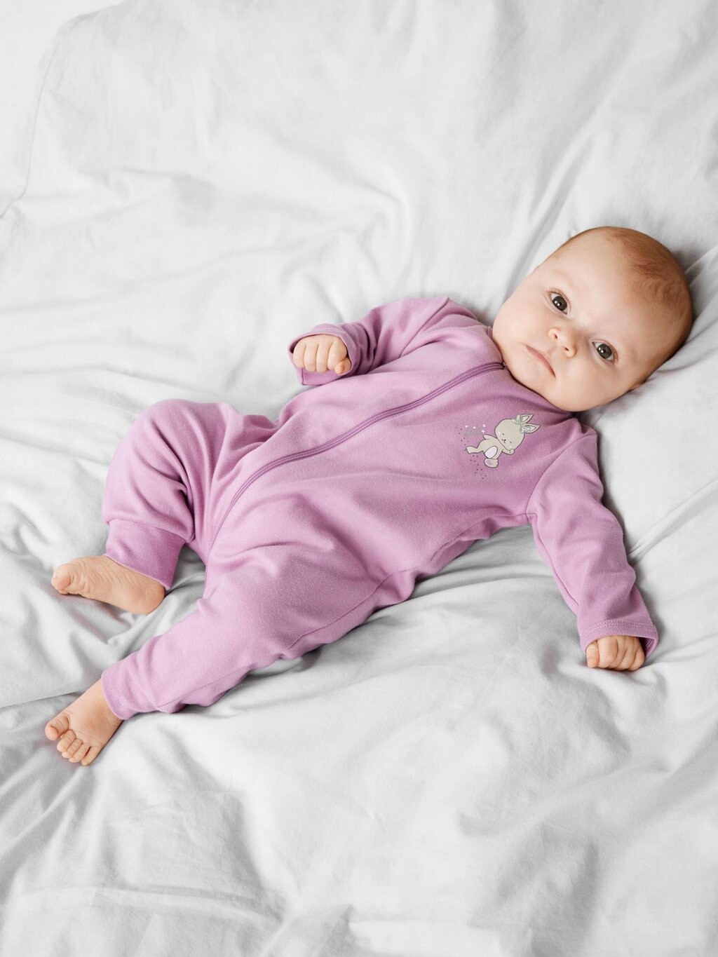

Комбинезон NBFNIGHTSUIT ZIP RABBIT Name it, цвет orchid haze