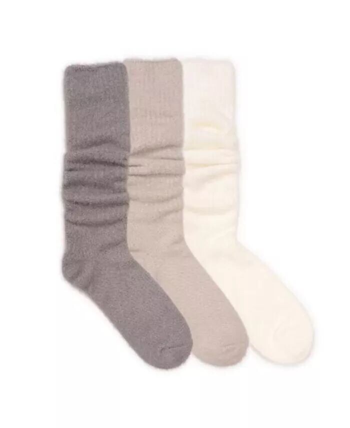 

Женские носки с напуском Fuzzy (упаковка из 3 пар) MUK LUKS, бежевый