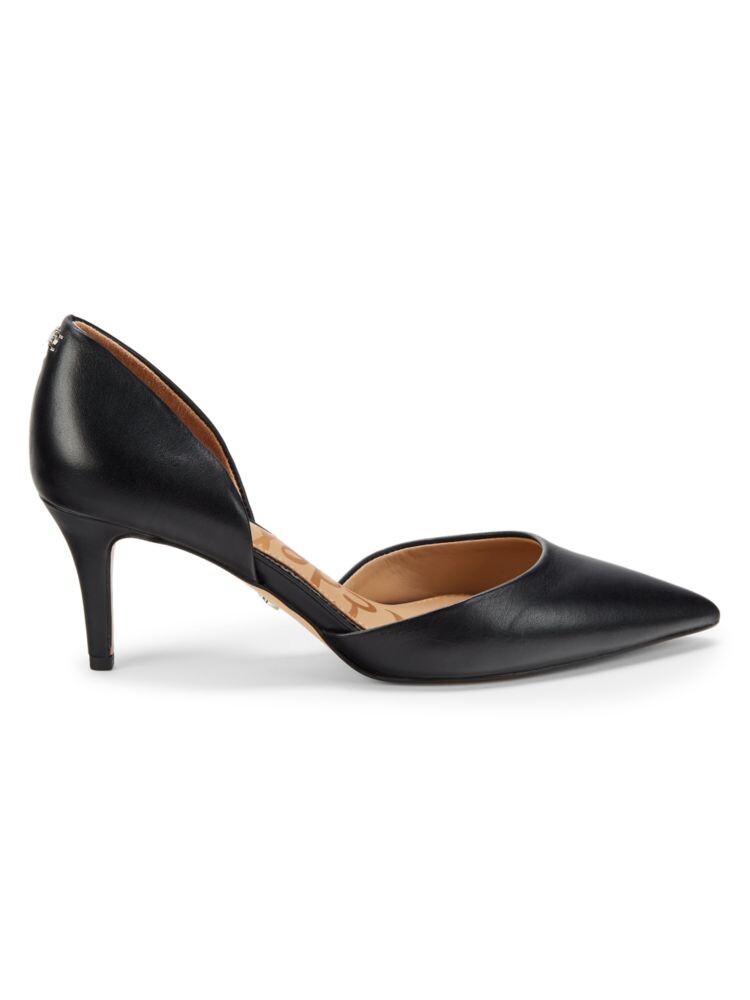 

Кожаные туфли Jaina с острым носком D'Orsay Sam Edelman, черный