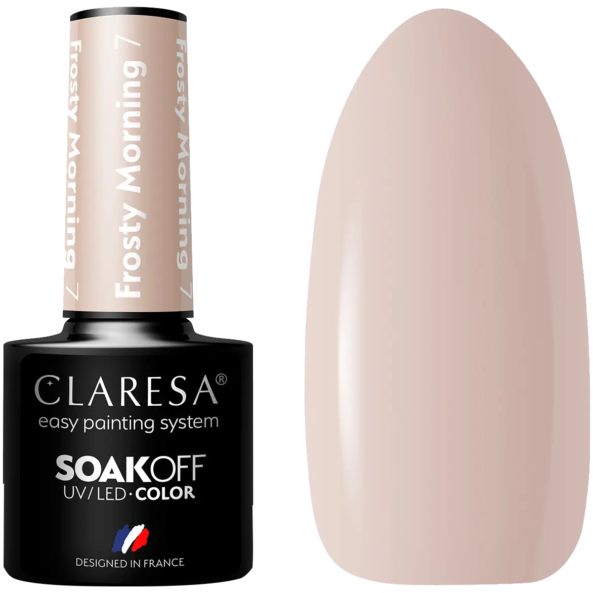 

Гибридный лак для ногтей 7 Claresa Frosty Mornning, 5 гр