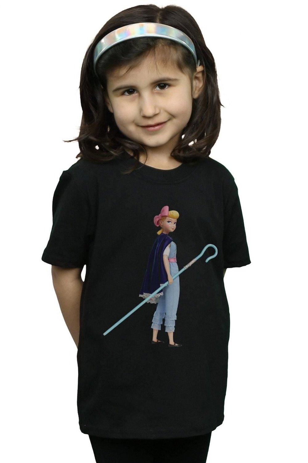Хлопковая футболка «История игрушек 4»: Маленький Бо Пип Disney, черный