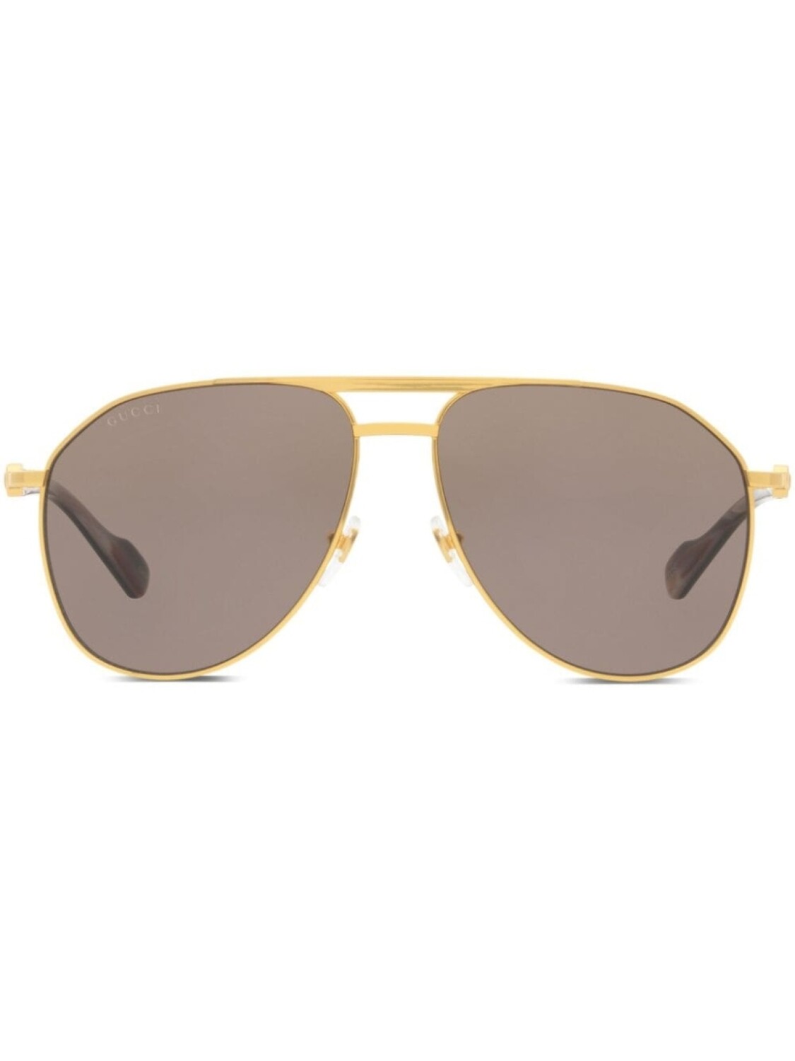 

Солнцезащитные очки-пилоты Gucci Eyewear, золотистый
