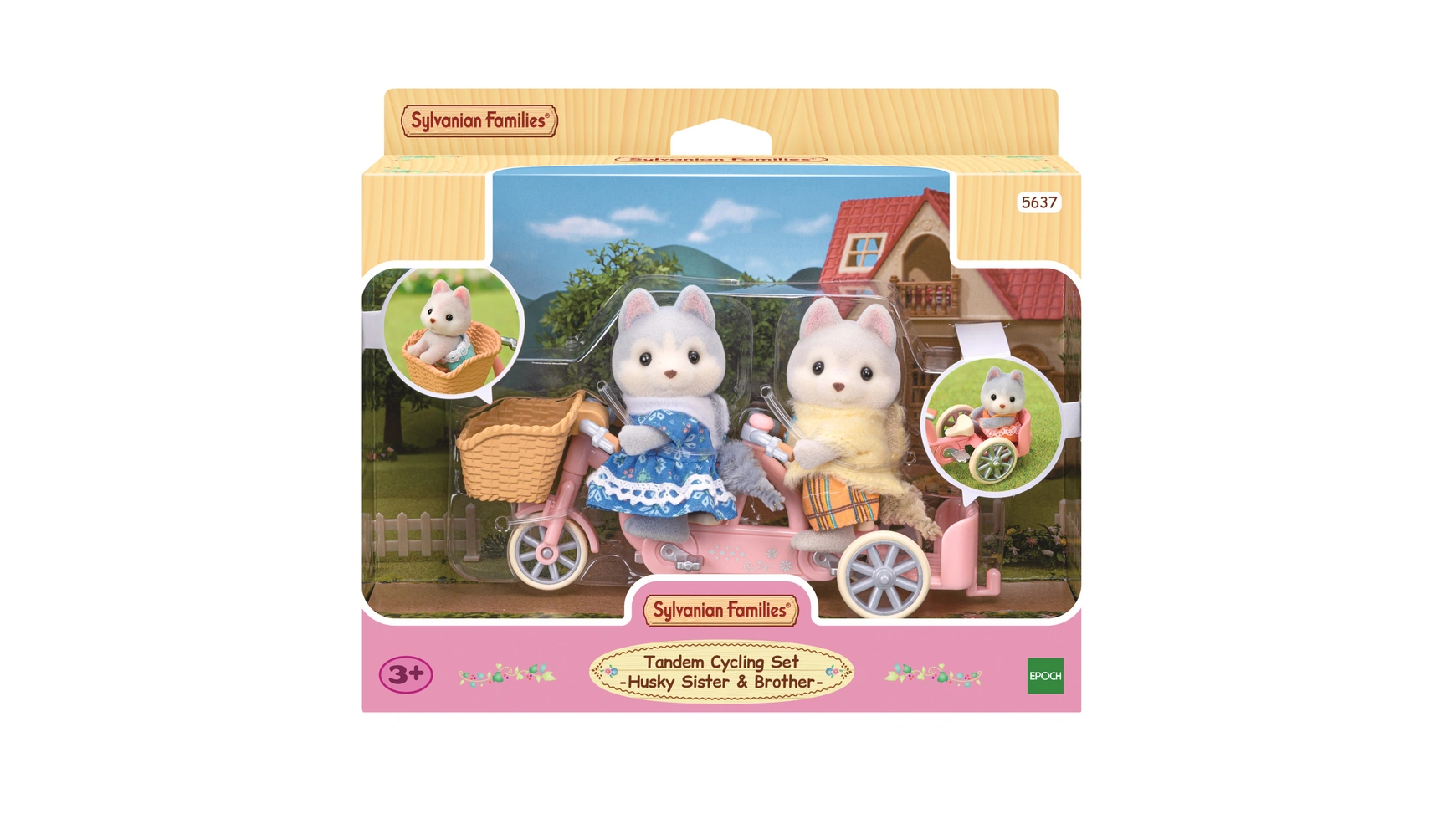 Sylvanian Families Игровой набор-тандем с фигурками 5637