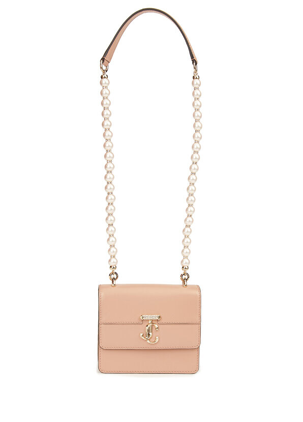 

Женская кожаная сумка avenue powder pearl с жемчугом Jimmy Choo
