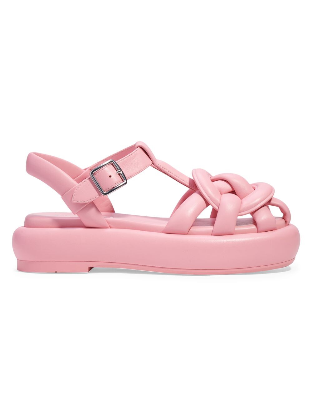 

Кожаные сандалии Пенни COACH, розовый