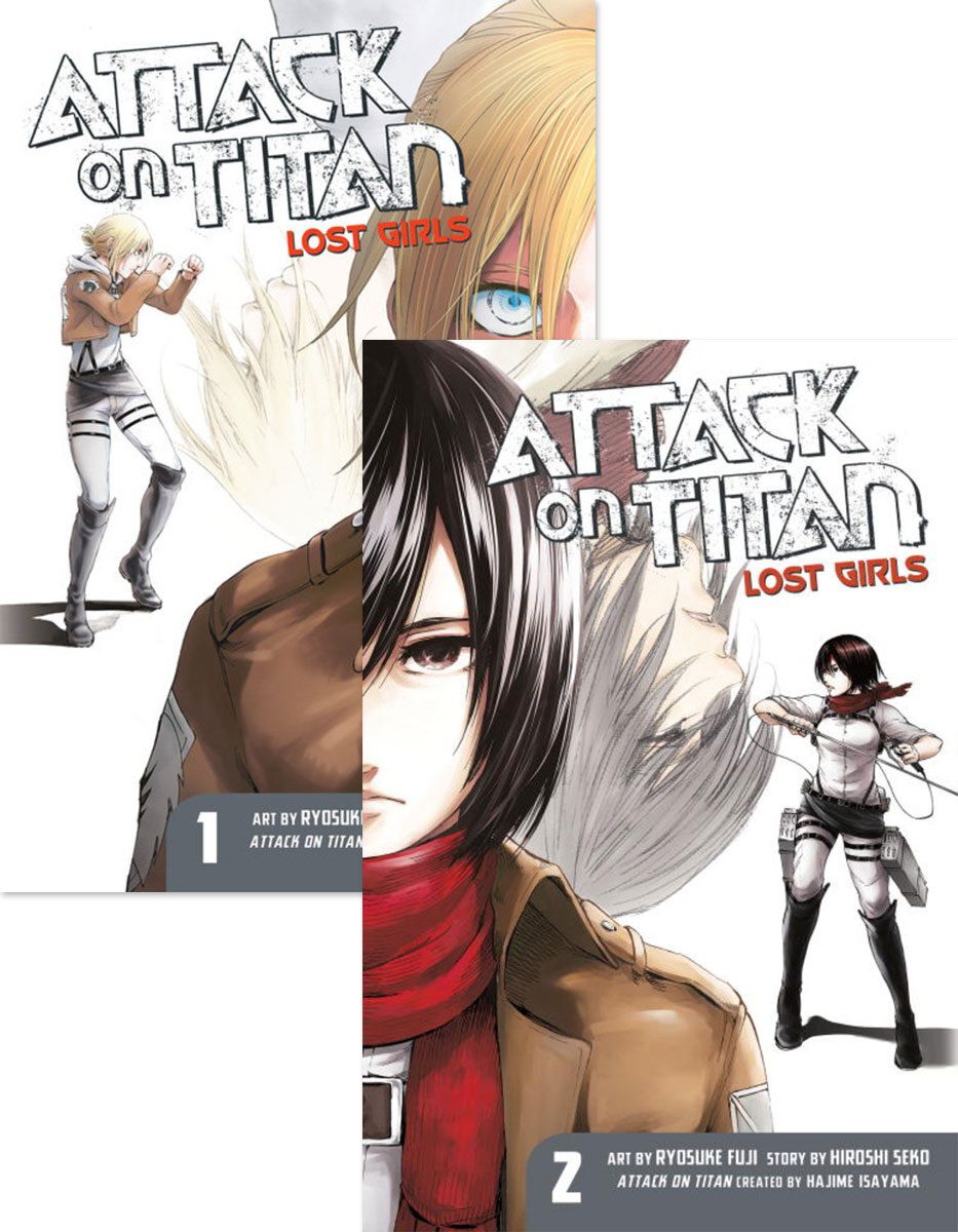 

Манга Attack on Titan Lost Girls Manga (1-2) Bundle