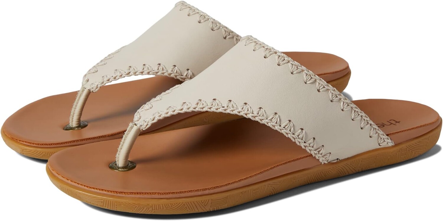 

Шлепанцы Shana Leather Thong Sandal The Sak, цвет Stone