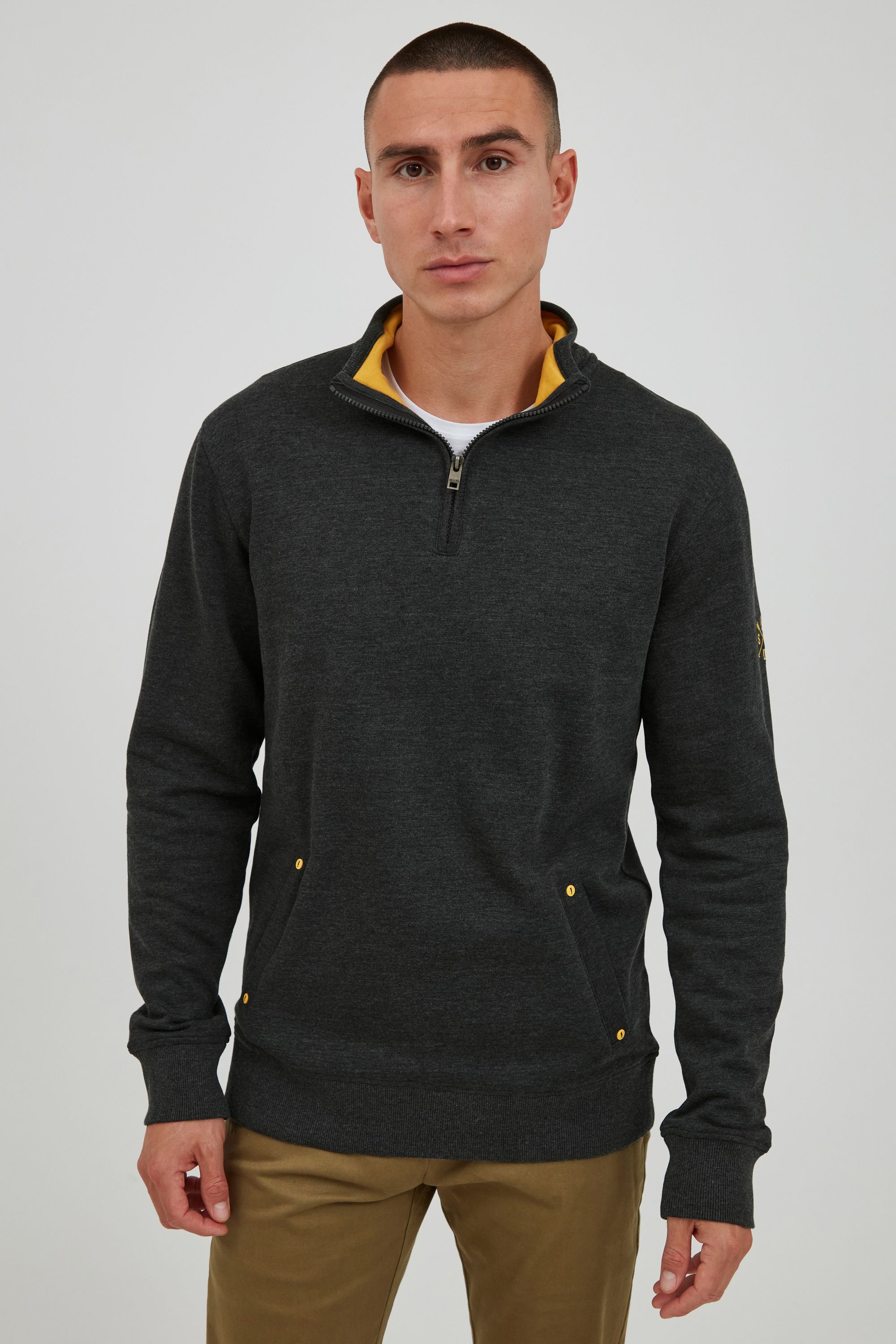 Пуловер !SOLID Sweatshirt SDKaran, серый пуловер solid sweatshirt sdkaran серый