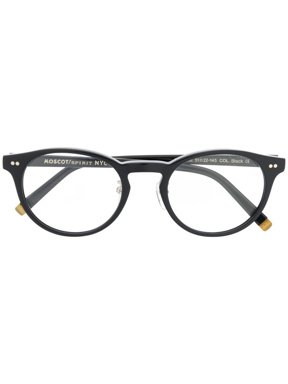 

Moscot очки Fran Kiemp в круглой оправе, черный