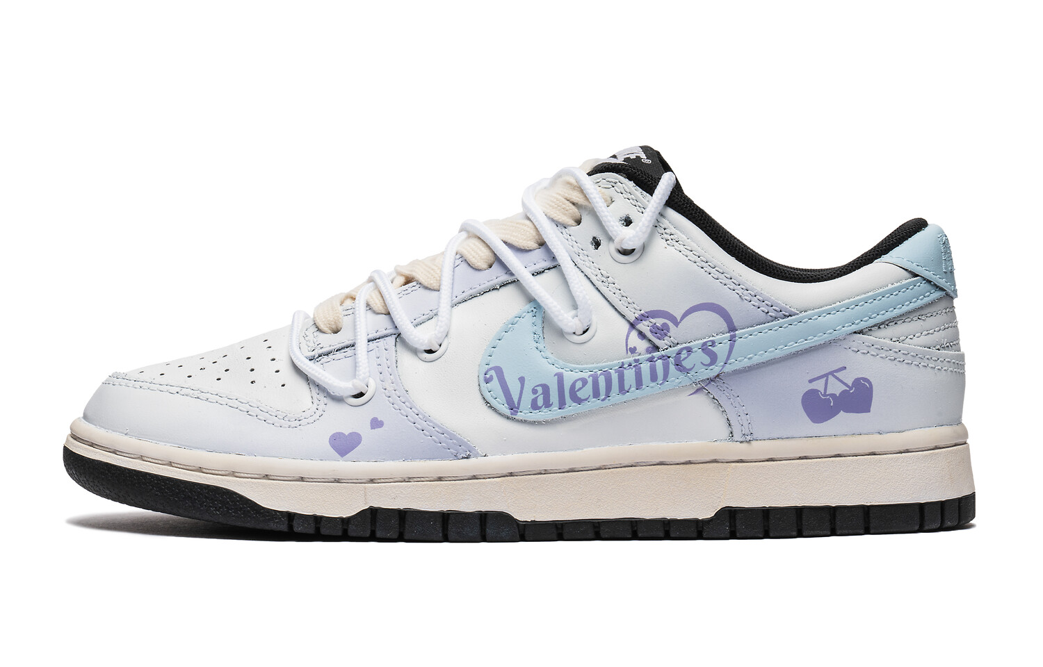 

Кроссовки Nike Dunk Skateboarding Shoes Unisex Low-top Purple/white, цвет Light Lavender