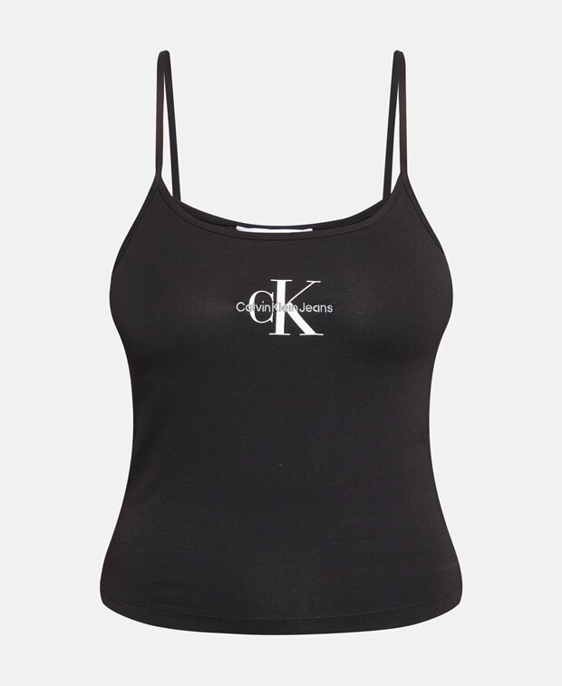 

Топ на тонких бретельках Calvin Klein, черный