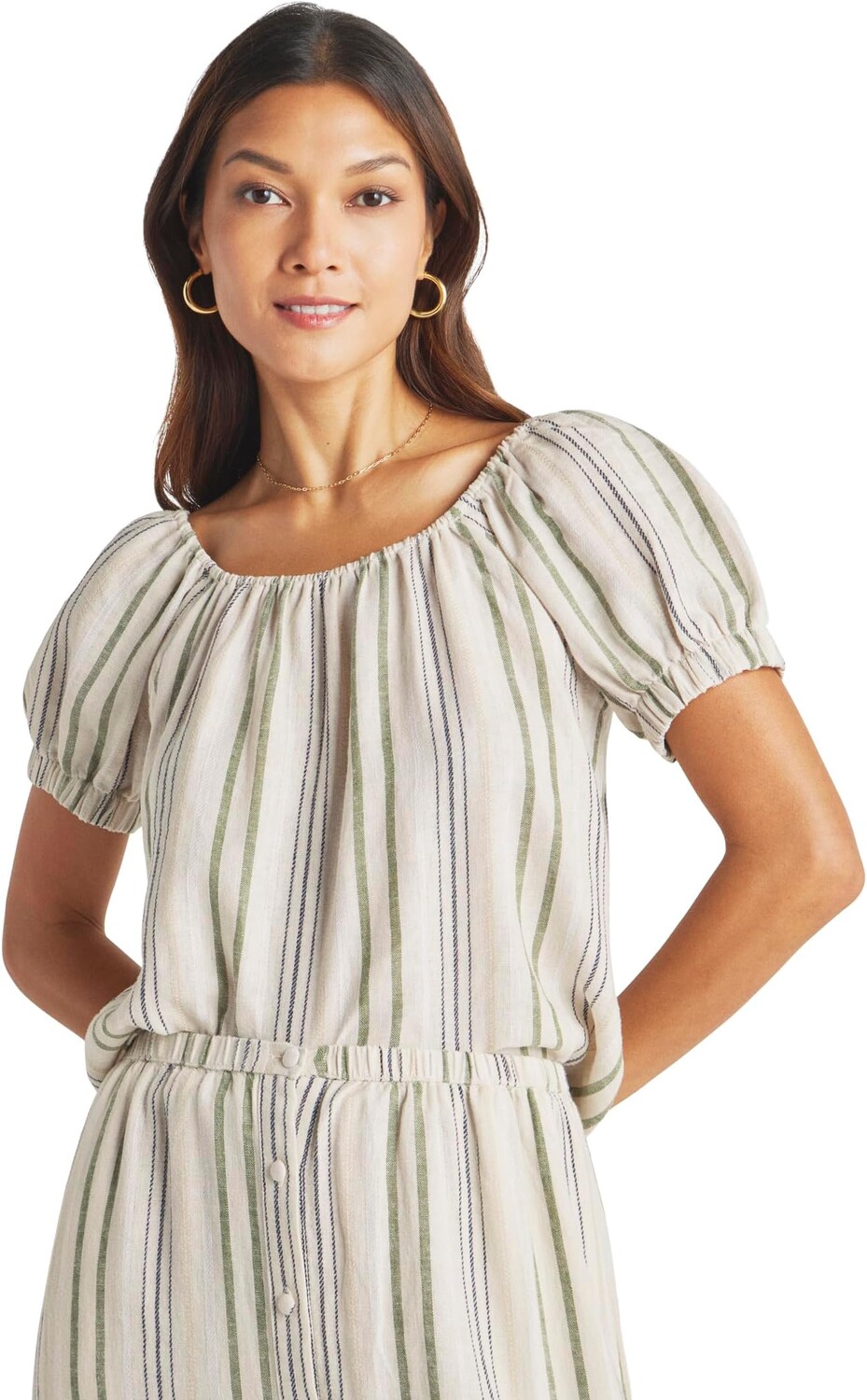 

Топ Splendid Farrah Top, цвет Cypress Stripe