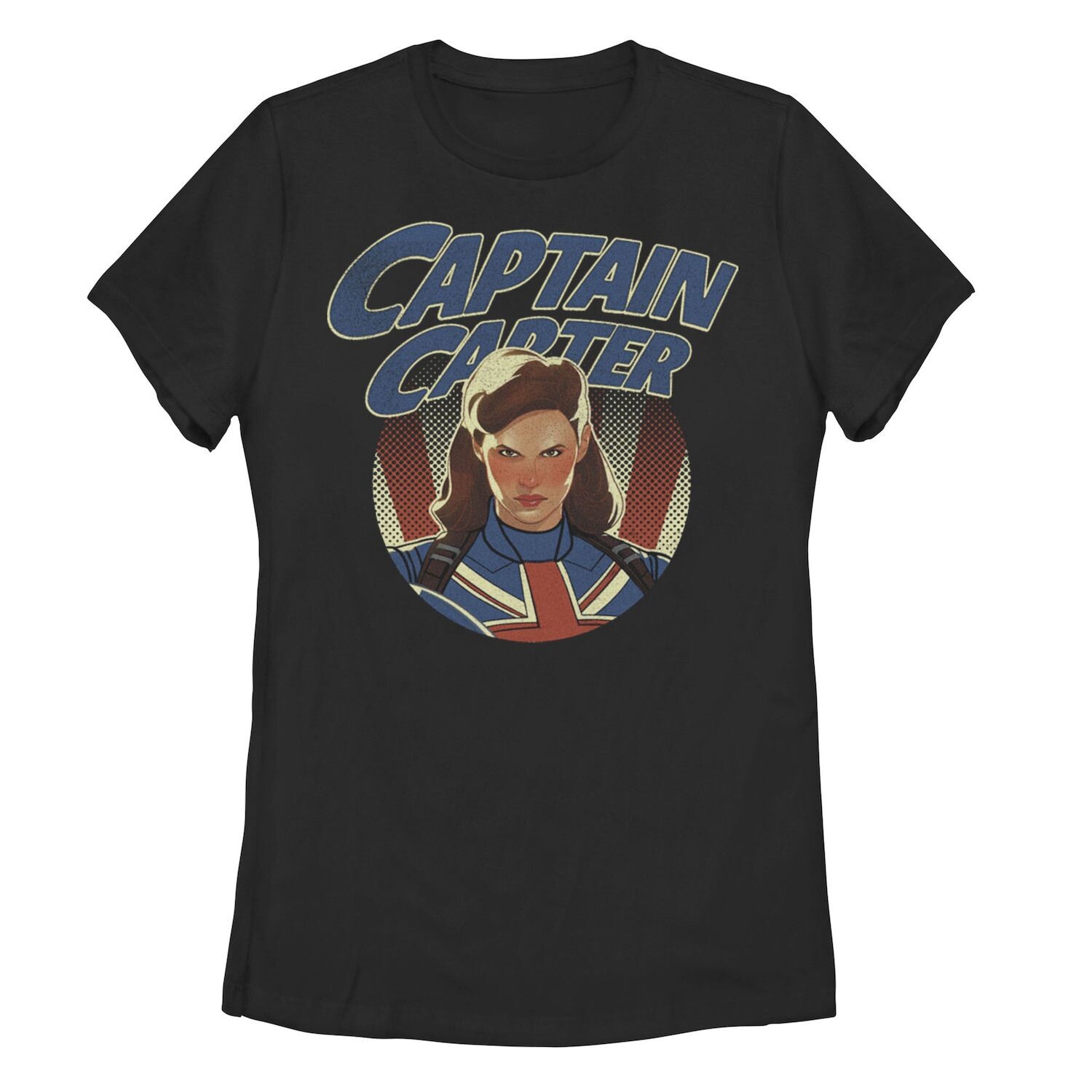 

Футболка Juniors Marvel What If Captain Carter Mug Shot Licensed Character