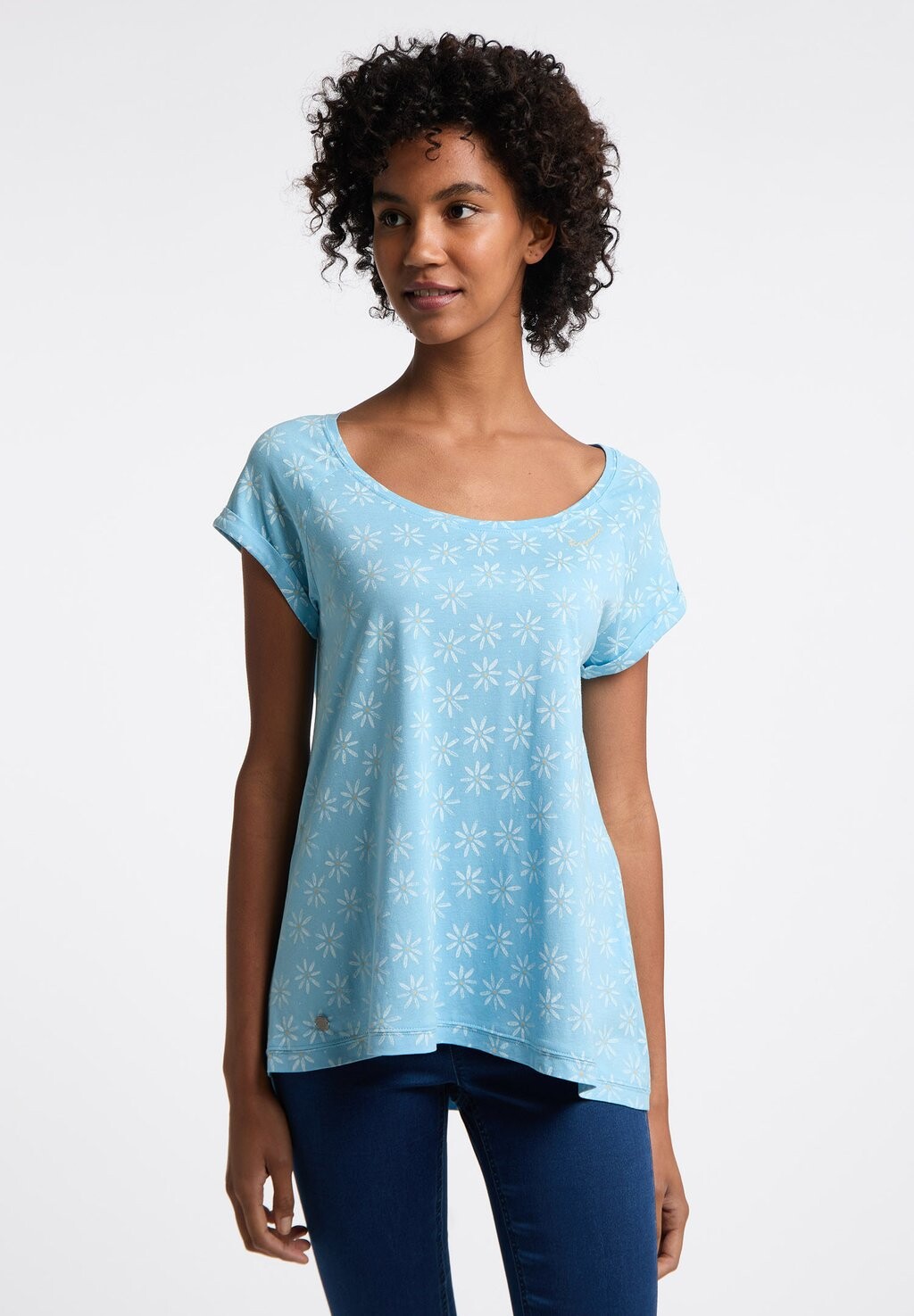 

Футболка с принтом Ragwear, синий