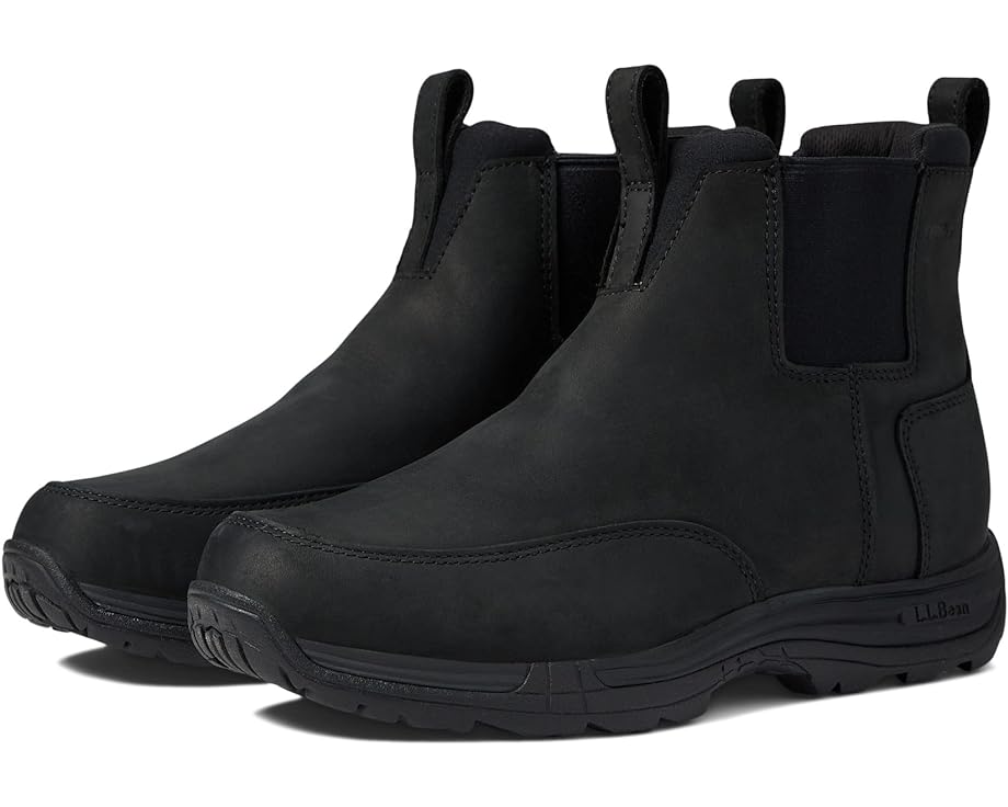 кроссовки dirigo trail sneaker boot water resistant l l bean черный Походная обувь L.L.Bean Traverse Trail Boot Leather Pull-On Water Resistant Insulated, черный