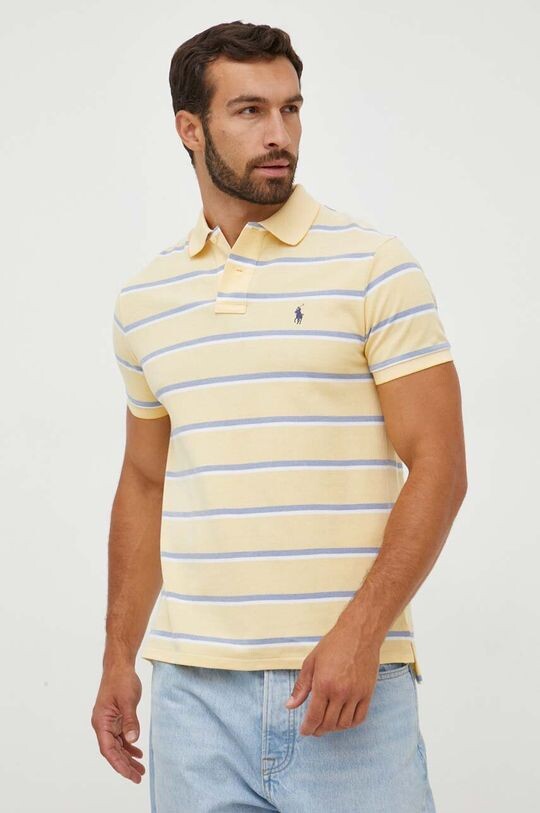 

Хлопковое поло Polo Ralph Lauren, желтый