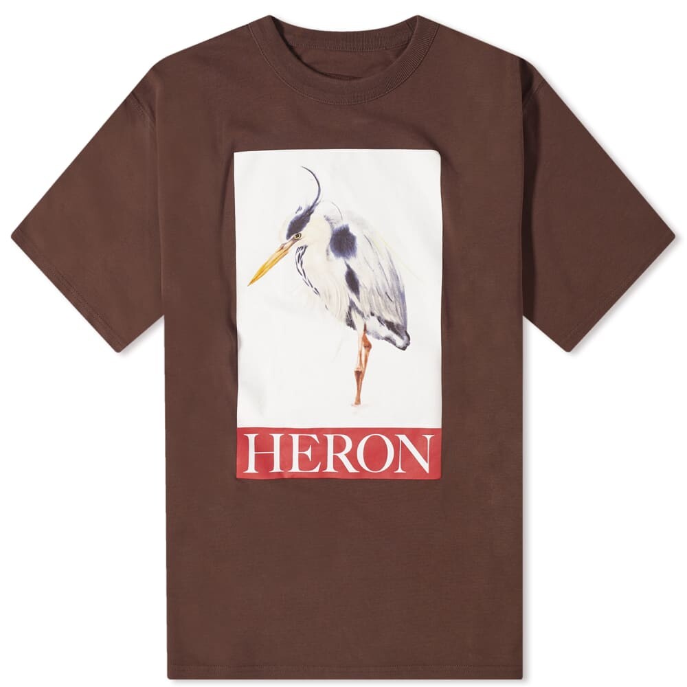 

Футболка с рисунком Heron Preston Heron Bird, коричневый