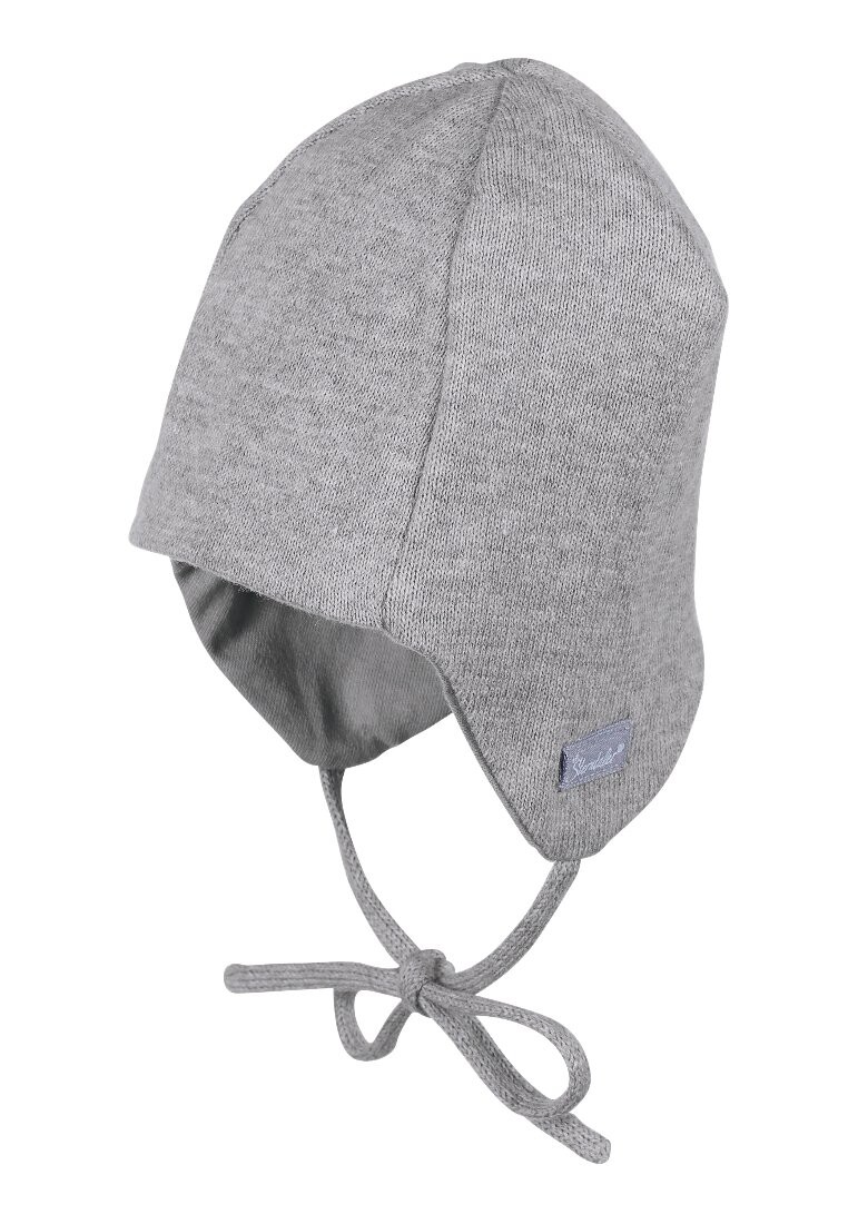 

Шапка KNITTED BABY HAT Sterntaler, цвет mottled light grey