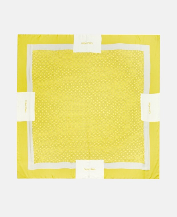 

Квадратный шарф Calvin Klein, желтый