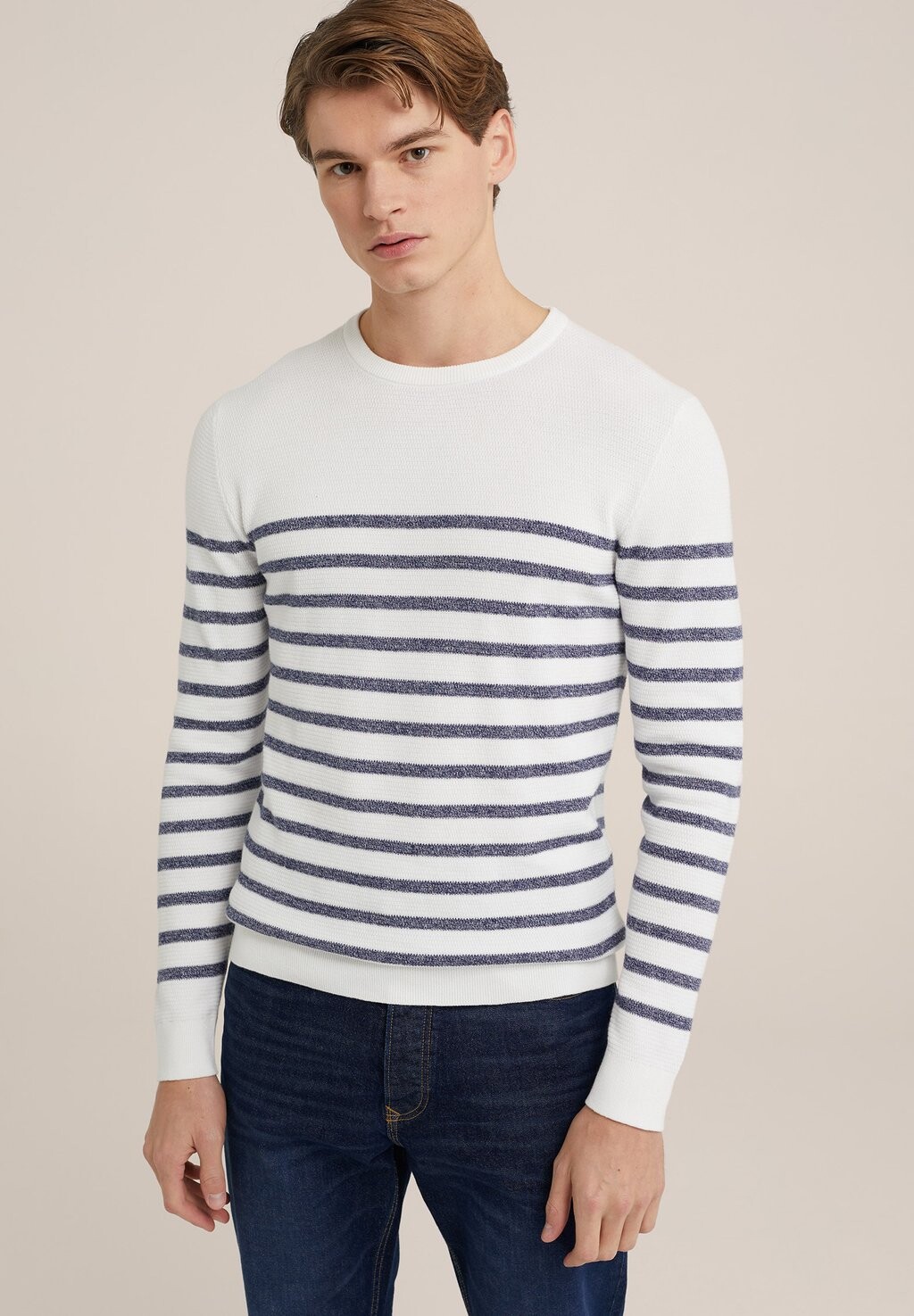 

Вязаный свитер WE Fashion, цвет white